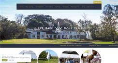 Desktop Screenshot of leeshallgolfclub.co.uk