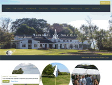 Tablet Screenshot of leeshallgolfclub.co.uk